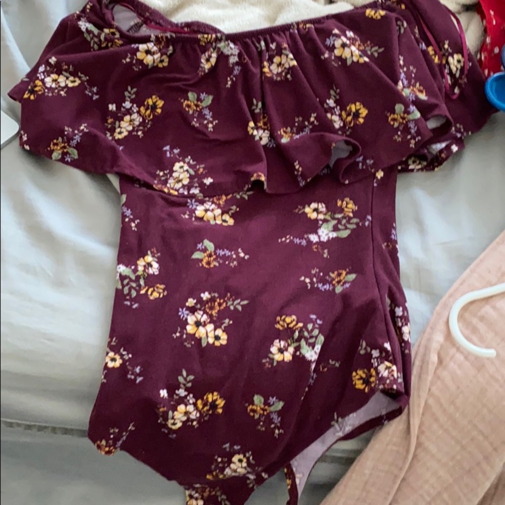 a off the shoulder body suit